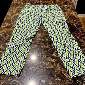 J. Mclaughlin Womens Medium Newport Capri Geometric Geo Catalina Cloth NEW